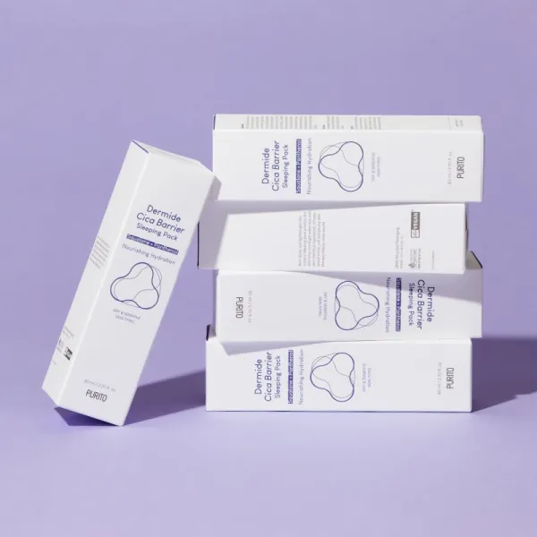 Purito Dermide Cica Barrier hydratačný nočný krém s ceramidmi 80 ml