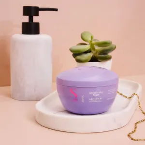 Alfaparf Milano Semi di Lino Smooth uhladzujúca maska pre nepoddajné a krepovité vlasy 200 ml