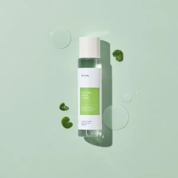 iUnik Tea Tree upokojujúce tonikum pre citlivú pleť so sklonom k akné 200 ml
