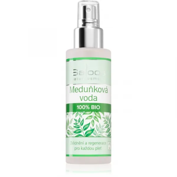 Saloos Floral Water Lemon Balm 100% upokojujúca kvetinová voda pre regeneráciu pleti 100 ml