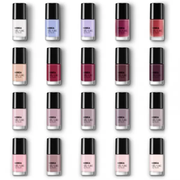 NOBEA Day-to-Day Gel-like Nail Polish lak na nechty s gélovým efektom odtieň Sky blue #N44 6 ml