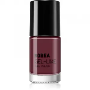 NOBEA Day-to-Day Gel-like Nail Polish lak na nechty s gélovým efektom odtieň Dark orchid #N47 6 ml