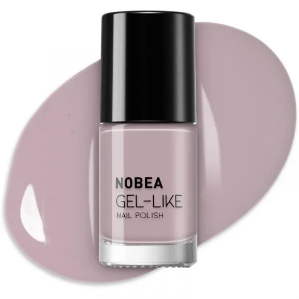 NOBEA Day-to-Day Gel-like Nail Polish lak na nechty s gélovým efektom odtieň Beige nutmeg #N52 6 ml