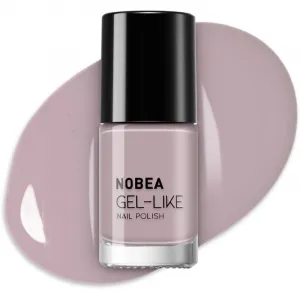 NOBEA Day-to-Day Gel-like Nail Polish lak na nechty s gélovým efektom odtieň Beige nutmeg #N52 6 ml