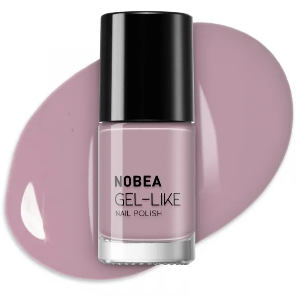 NOBEA Day-to-Day Gel-like Nail Polish lak na nechty s gélovým efektom odtieň Thistle purple #N54 6 ml