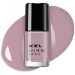 NOBEA Day-to-Day Gel-like Nail Polish lak na nechty s gélovým efektom odtieň Thistle purple #N54 6 ml
