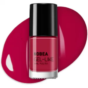 NOBEA Day-to-Day Gel-like Nail Polish lak na nechty s gélovým efektom odtieň Red passion #N56 6 ml
