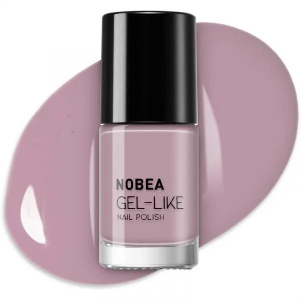 NOBEA Day-to-Day Gel-like Nail Polish lak na nechty s gélovým efektom odtieň Silky nude #N51 6 ml