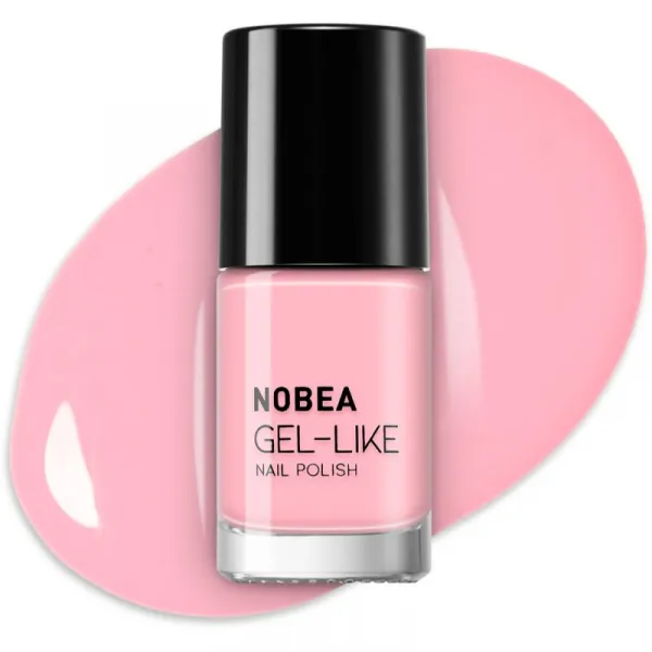 NOBEA Day-to-Day Gel-like Nail Polish lak na nechty s gélovým efektom odtieň Salmon nude #N62 6 ml
