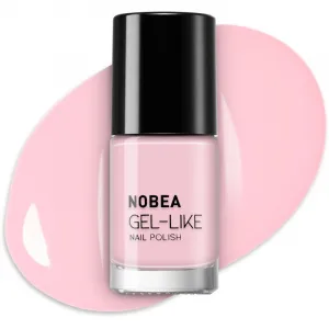 NOBEA Day-to-Day Gel-like Nail Polish lak na nechty s gélovým efektom odtieň Baby pink #N49 6 ml