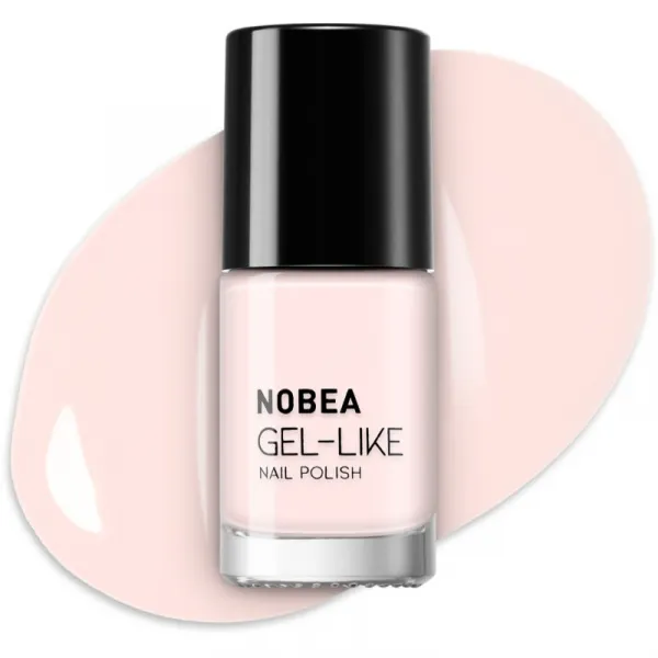 NOBEA Day-to-Day Gel-like Nail Polish lak na nechty s gélovým efektom odtieň Antique white #N63 6 ml
