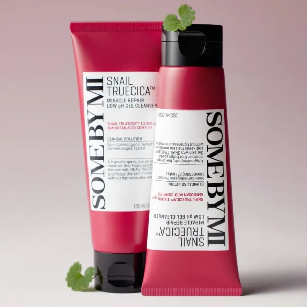 Some By Mi Snail Truecica Miracle Repair Low pH Cel Cleanser upokojujúci čistiaci gél pre mastnú a problematickú pleť 100 ml
