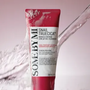 Some By Mi Snail Truecica Miracle Repair Low pH Cel Cleanser upokojujúci čistiaci gél pre mastnú a problematickú pleť 100 ml