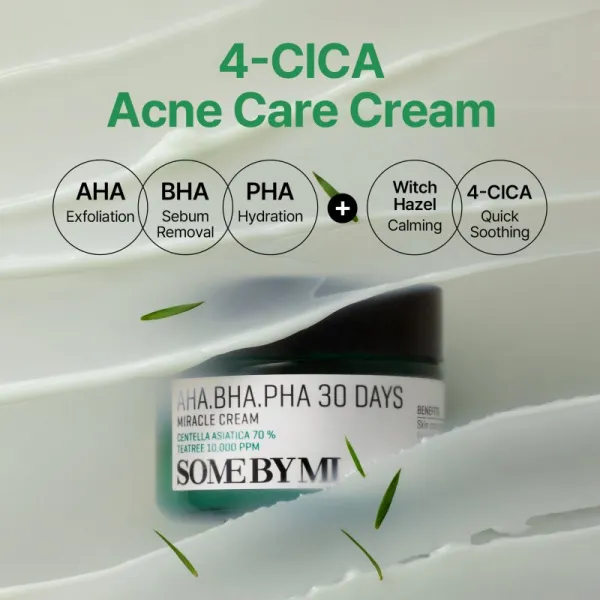 SOME BY MI AHA-BHA-PHA 30 DAYS MIRACLE CREAM Pleťový krém s AHA BHA PHA kyselinami