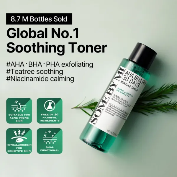 Some By Mi AHA∙BHA∙PHA 30 Days Miracle zjemňujúce a hydratačné tonikum 150 ml