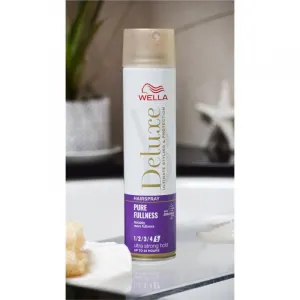 Wella Deluxe Pure Fullness lak na vlasy s extra silnou fixáciou pre objem 250 ml