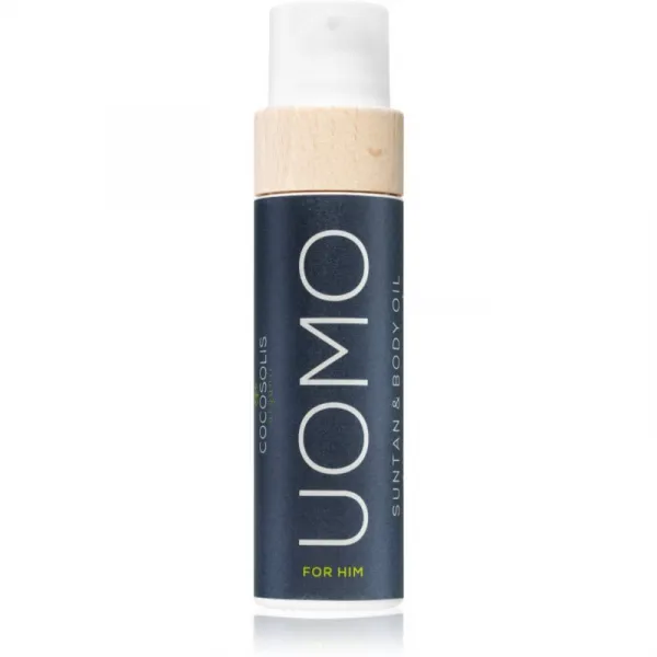 Opaľovací olej Uomo pre mužov bez SPF Cocosolis Organic 110ml