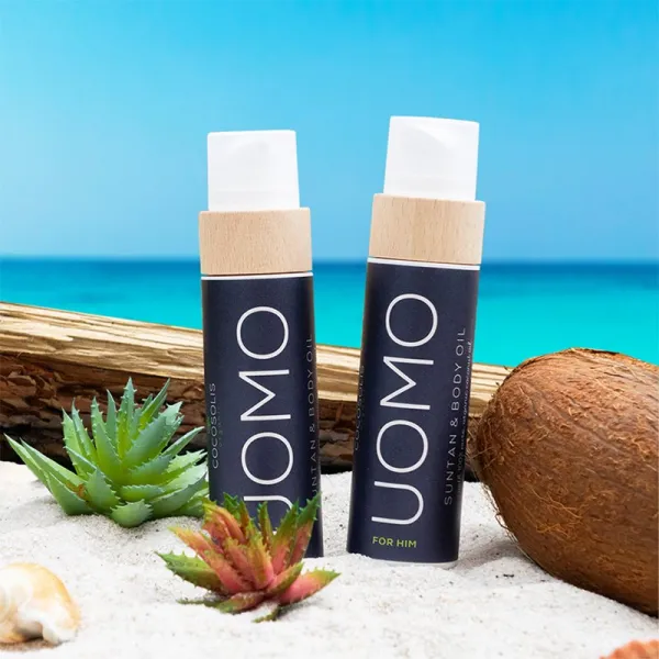 Opaľovací olej Uomo pre mužov bez SPF Cocosolis Organic 110ml