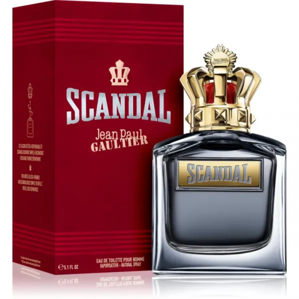 Jean Paul Gaultier Scandal Pour Homme toaletná voda plniteľná pre mužov 150 ml