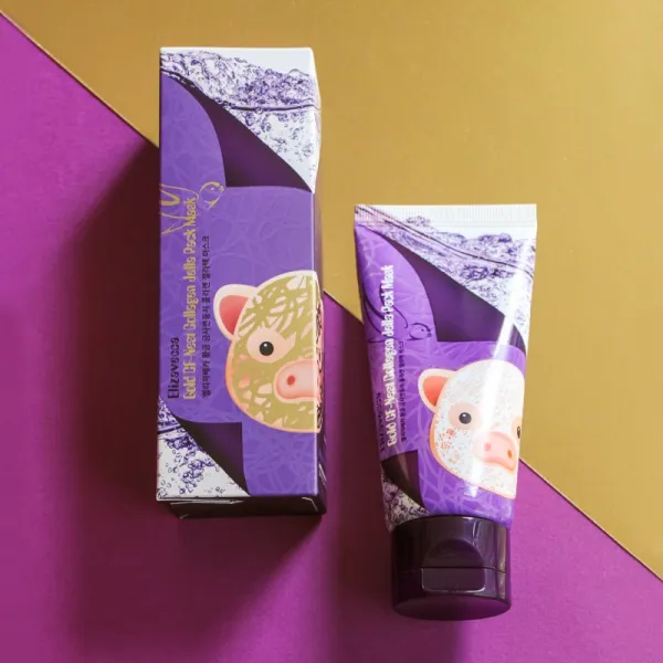 Elizavecca Gold CF-Nest Collagen Gella Pack kolagenová maska proti starnutiu a na spevnenie pleti 80 ml