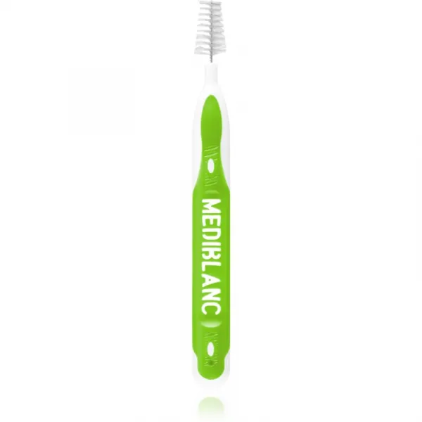 MEDIBLANC Interdental Pick-brush medzizubná kefka 0,8 mm Green 6 ks