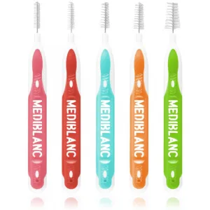 MEDIBLANC Interdental Pick-brush Mix medzizubná kefka 5 ks