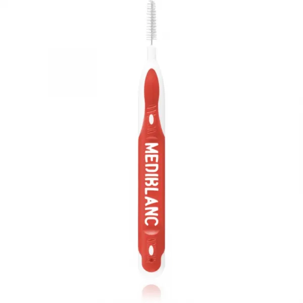 MEDIBLANC Interdental Pick-brush medzizubná kefka 0,5 mm Red 6 ks