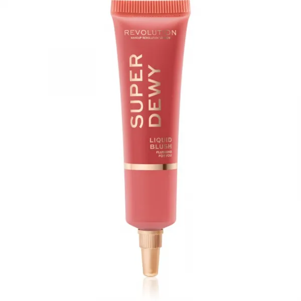 Revolution Superdewy tekutá lícenka odtieň Flushing For You 15 ml