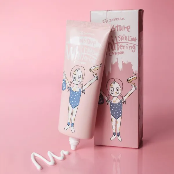 Elizavecca Skin Liar Moisture Whitening Cream rozjasňujúci tónovací fluid pre zjednotenie farebného tónu pleti 100 ml