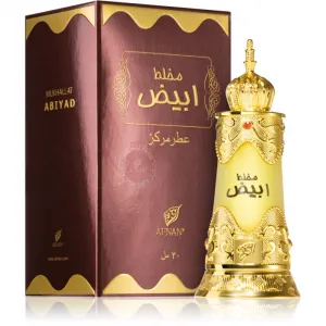 Afnan Mukhallat Abiyad parfémovaný olej unisex 20 ml
