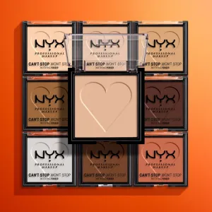 NYX Professional Makeup Can't Stop Won't Stop Mattifying Powder zmatňujúci púder odtieň 05 Golden 6 g