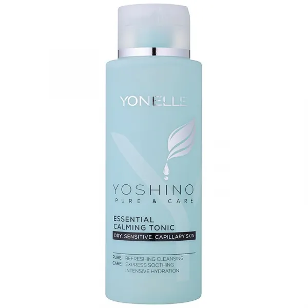 Yonelle Yoshino Pure&Care esenciálne upokojujúce tonikum pre citlivú pleť so začervenaním 400 ml