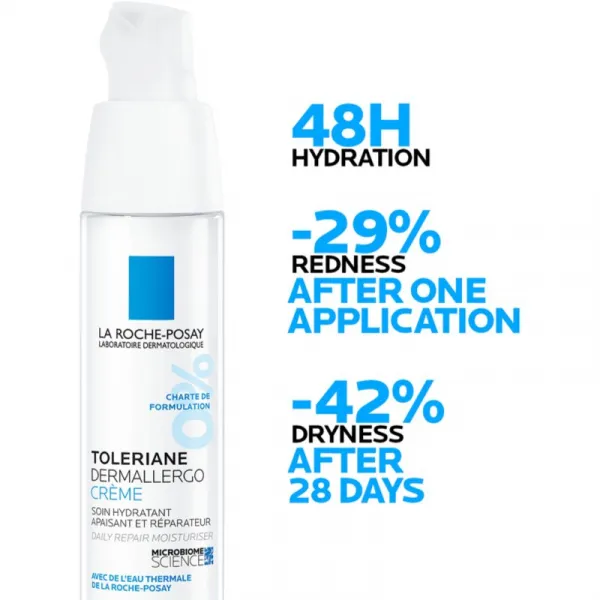 La Roche-Posay Toleriane Dermallergo hydratačný krém pre citlivú pleť 40 ml