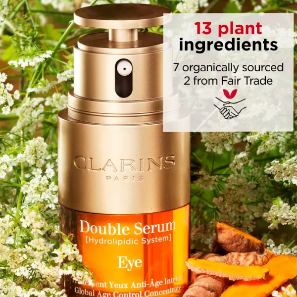Clarins Double Serum Eye protivráskové sérum na očné okolie s vyživujúcim účinkom 20 ml