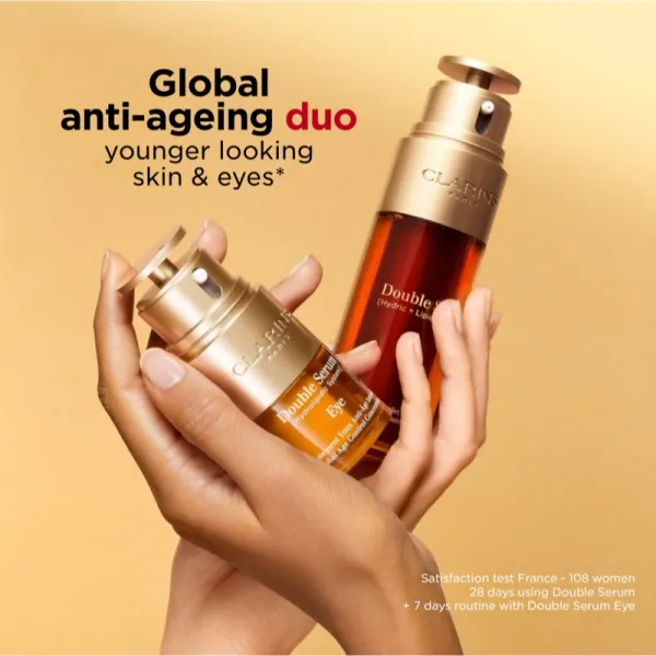 Clarins Double Serum Eye protivráskové sérum na očné okolie s vyživujúcim účinkom 20 ml