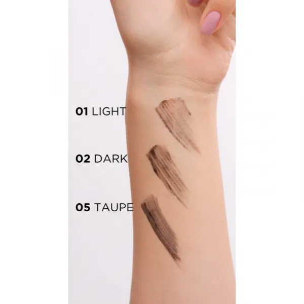 Eveline Cosmetics Brow & Go! riasenka na obočie odtieň 02 Dark 6 ml