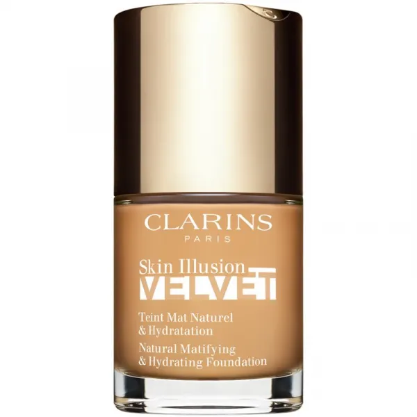 Clarins Skin Illusion Velvet tekutý mejkap s matným finišom s vyživujúcim účinkom odtieň 112.3N 30 ml