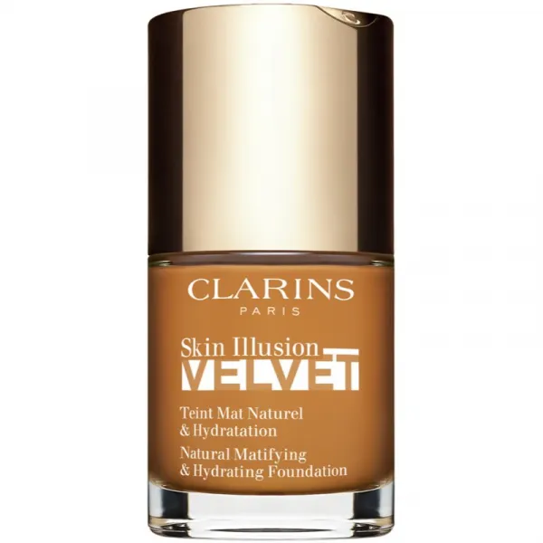 Clarins Skin Illusion Velvet tekutý mejkap s matným finišom s vyživujúcim účinkom odtieň 117N 30 ml