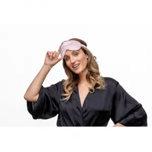 Notino Silk Collection Sleeping mask & Scrunchies Set darčeková sada odtieň Pink