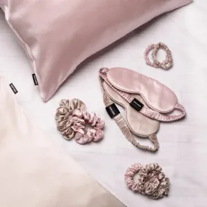 Notino Silk Collection Large scrunchie hodvábna gumička do vlasov Cream 1 ks