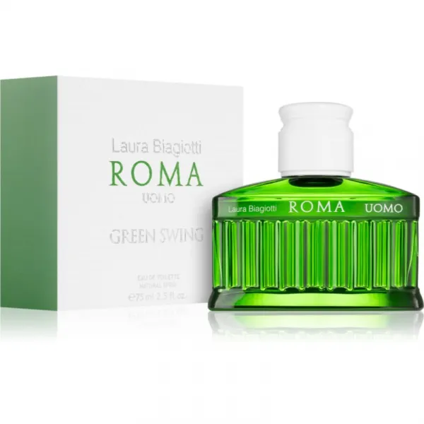 Laura Biagiotti Roma Uomo Green Swing toaletná voda pre mužov 75 ml