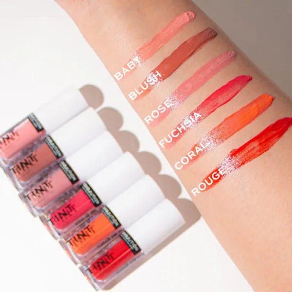 Revolution Relove Baby Tint tekutá lícenka a lesk na pery odtieň Blush 1.4 ml