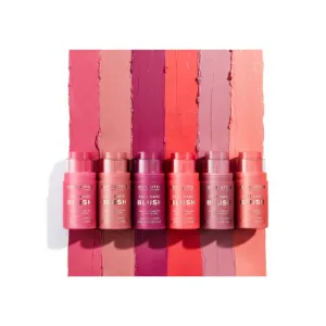 Revolution Fast Base tónovací balzam na pery a líca odtieň Blush 14 g
