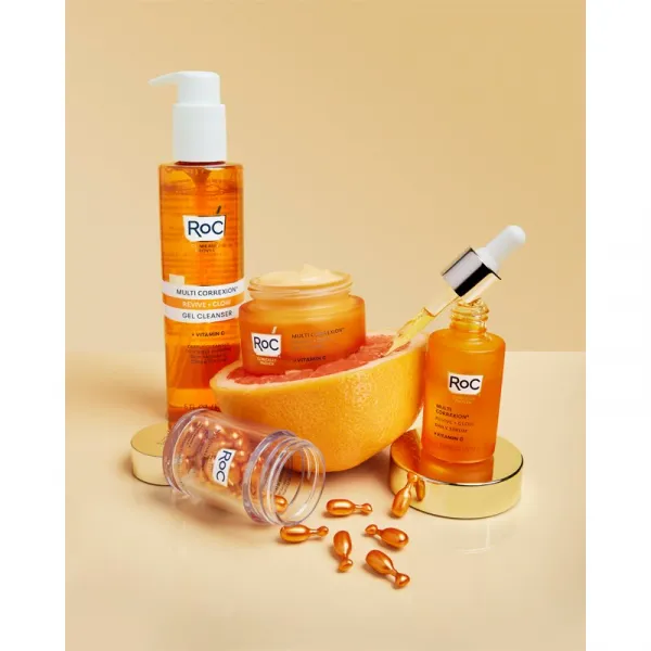 RoC Multi Correxion Revive + Glow protivráskový rozjasňujúci krém s vitamínom C 50 ml