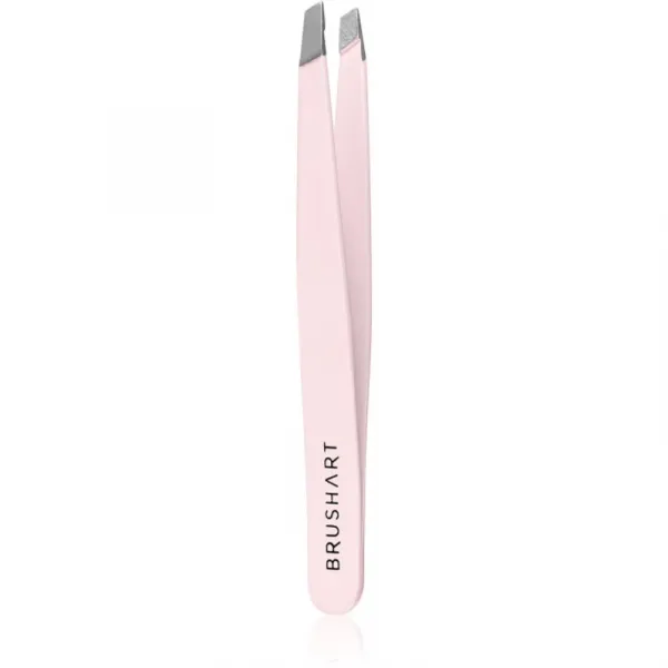 BrushArt Accessories Eyebrow tweezers pinzeta Pink 1 ks
