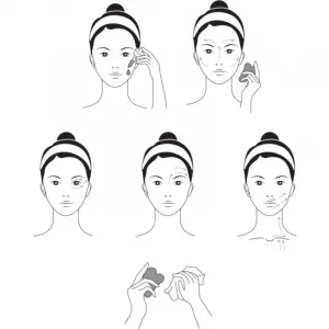 Notino Spa Collection Gua Sha masážna pomôcka na tvár