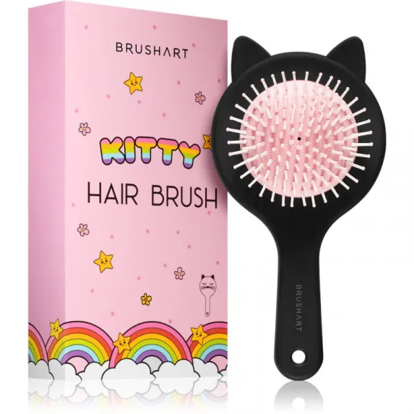 BrushArt KIDS Kitty hair brush kefa na vlasy Kitty