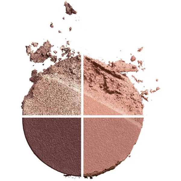 Clarins Ombre 4 Colour Eye Palette paletka očných tieňov pre dlhotrvajúci efekt odtieň 01 - Fairy Tale Nude Gradation 4.2 g
