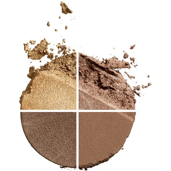 Clarins Ombre 4 Colour Eye Palette paletka očných tieňov pre dlhotrvajúci efekt odtieň 04 - Brown Sugar Gradation 4.2 g