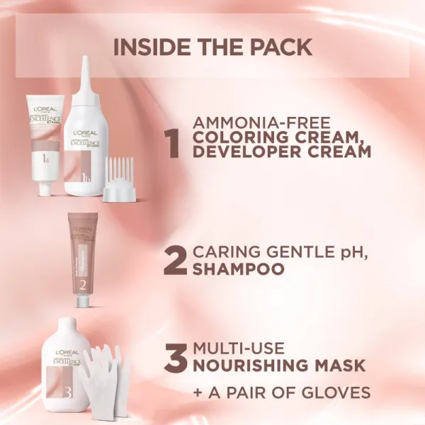 L’Oréal Paris Excellence Universal Nudes permanentná farba na vlasy odtieň 4U 1 ks